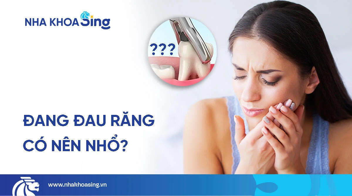 Đang đau răng có nên nhổ không? Giải đáp từ chuyên gia Nha khoa Sing