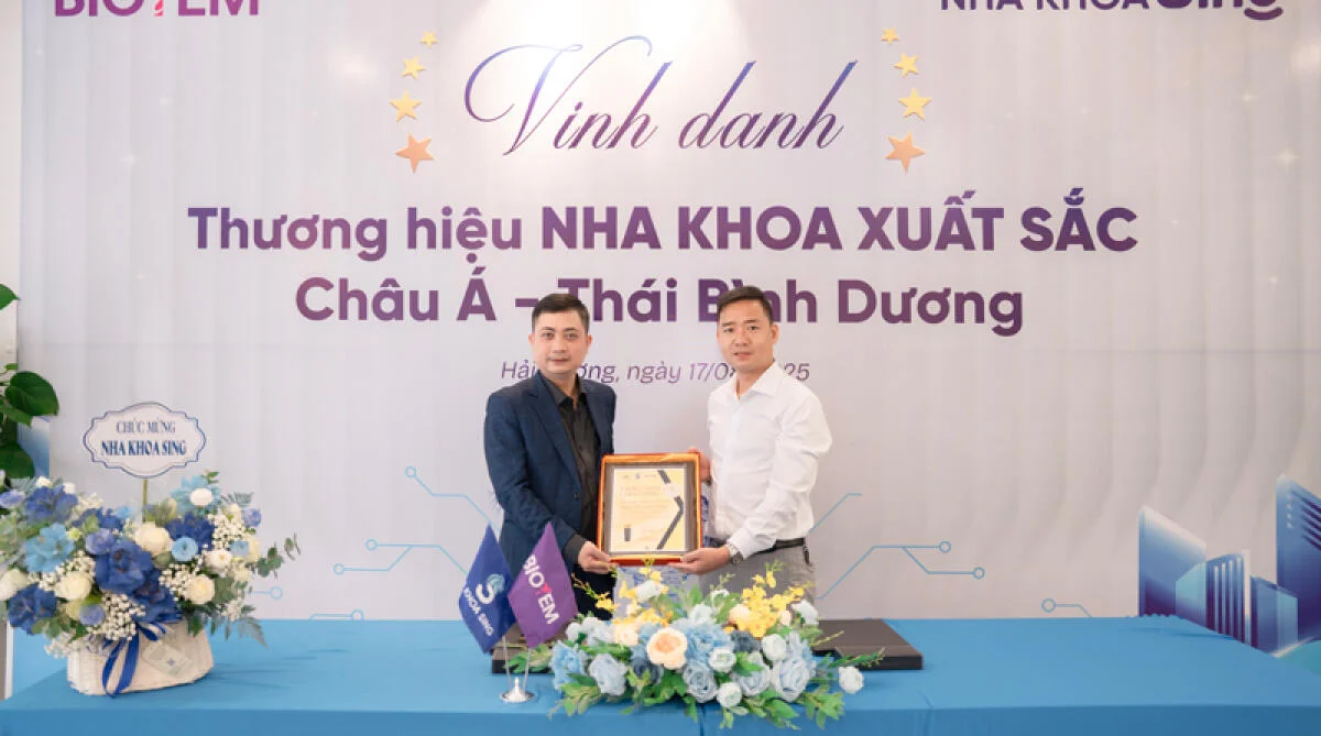 Nha Khoa Sing được vinh danh Nha Khoa xuất sắc Châu Á Thái Bình Dương