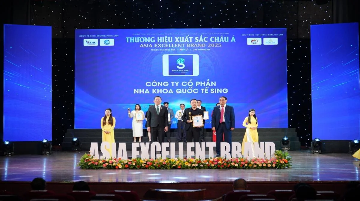 NHA KHOA SING – THƯƠNG HIỆU VIỆT ĐƯỢC VINH DANH XUẤT SẮC CHÂU Á 2025