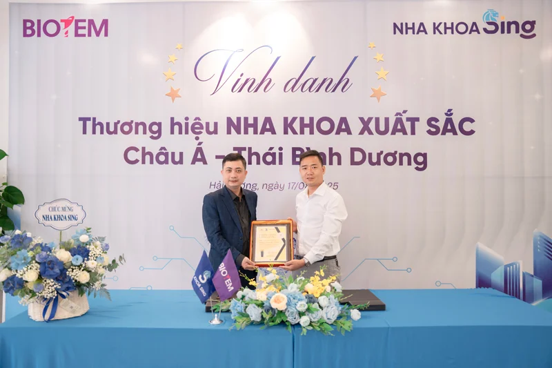 Nha Khoa Sing được vinh danh Nha Khoa xuất sắc Châu Á Thái Bình Dương