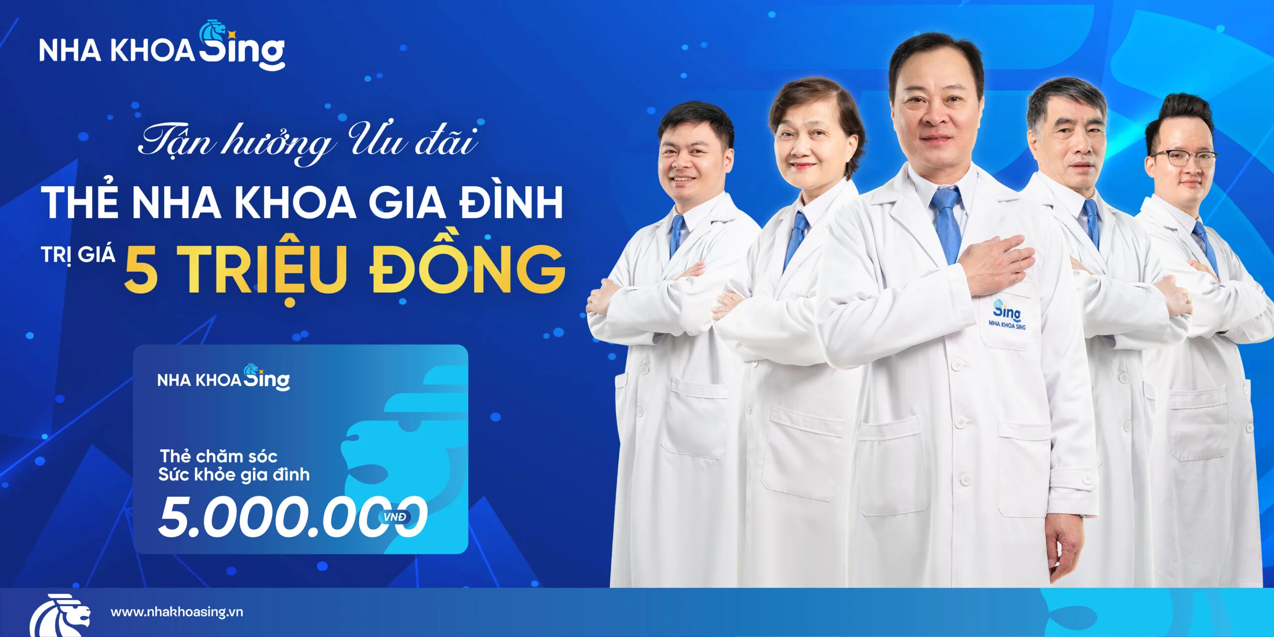 Thẻ chăm sóc sức khoẻ răng miệng cho cả gia đình với các đặc quyền chỉ có tại Nha khoa Sing